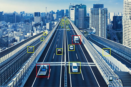 Image recognition of cars driving on the highway